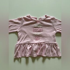 Pink Long Sleeve Kids Top